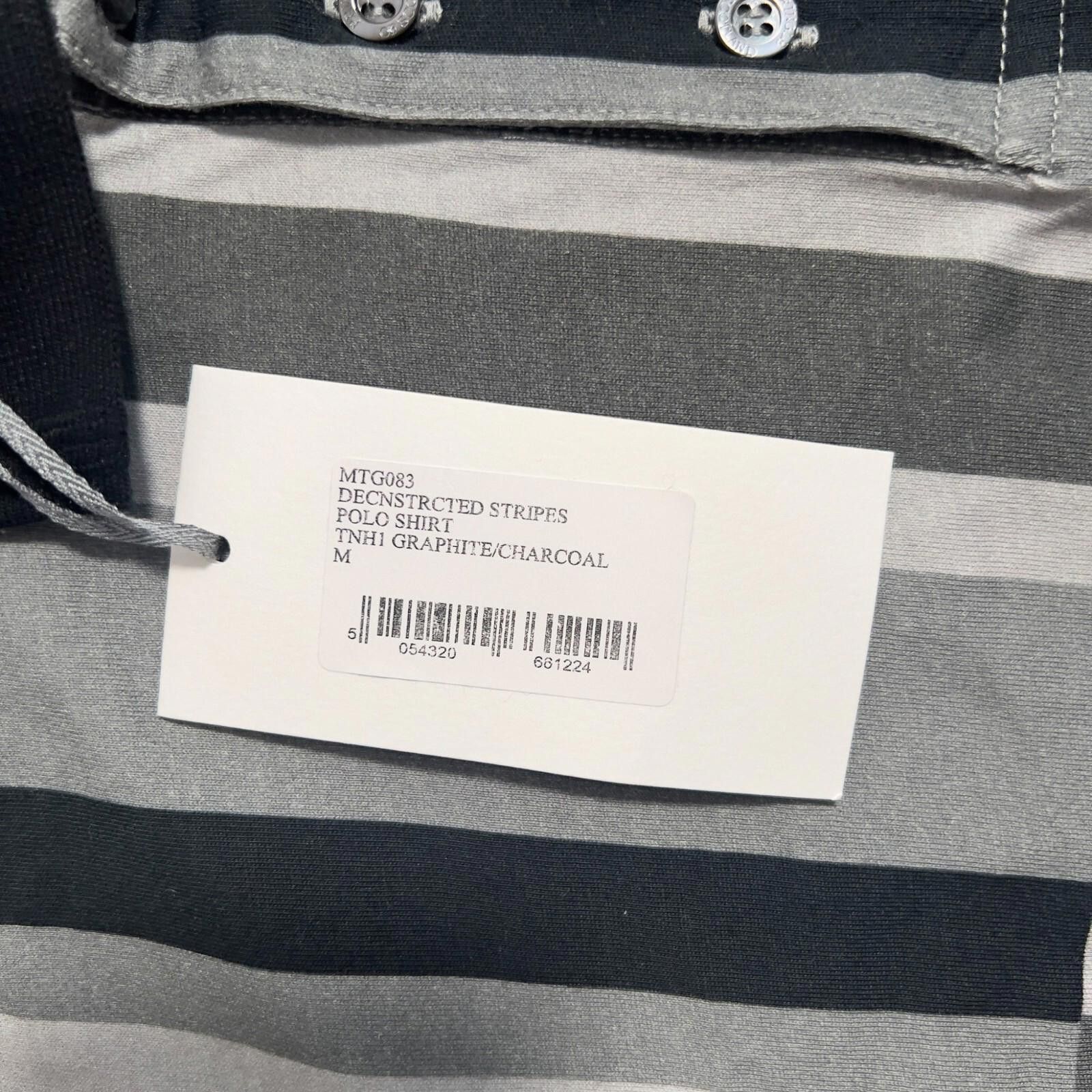 Pringle Of Scotland Pringle of Scotland Deconstructed Stripes Polo Shirt Size M Size US M / EU 48-50 / 2 - 10 Thumbnail
