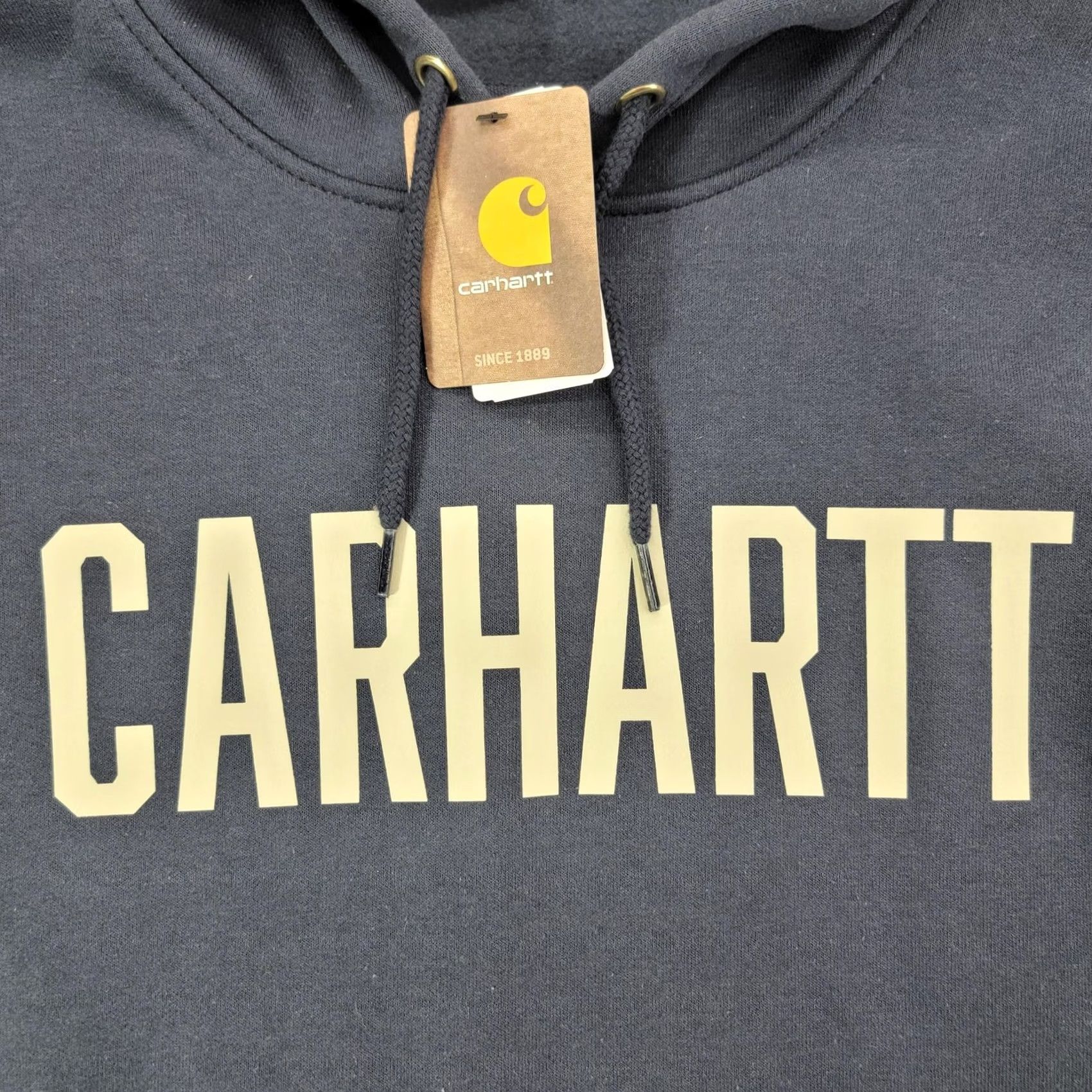Carhartt Carhartt Hoodie Mens XL Blue Rain Defender Pullover Fleece Logo Kangaroo Pocket Size US XL / EU 56 / 4 - 2 Thumbnail