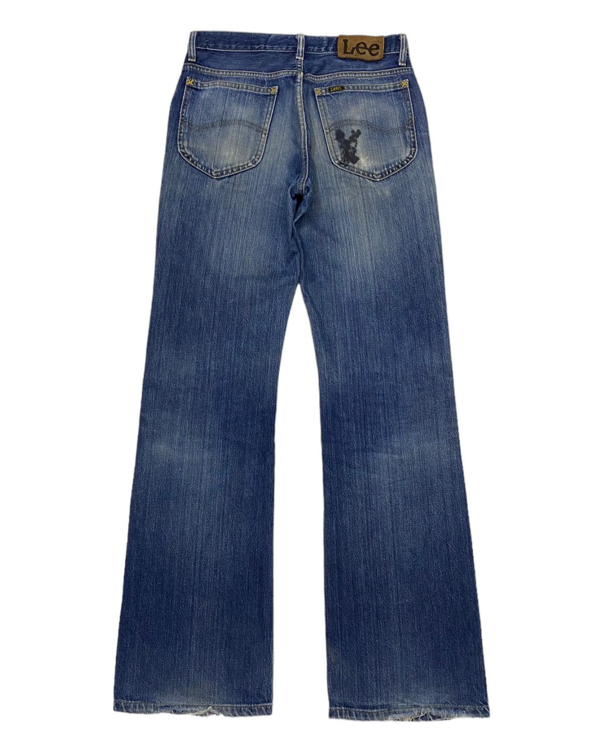 Beauty Beast × If Six Was Nine × Lee 🔥VINTAGE LEE RIDERS FLARE DISTRESS DENIM JEANS Size US 29 - 3 Thumbnail