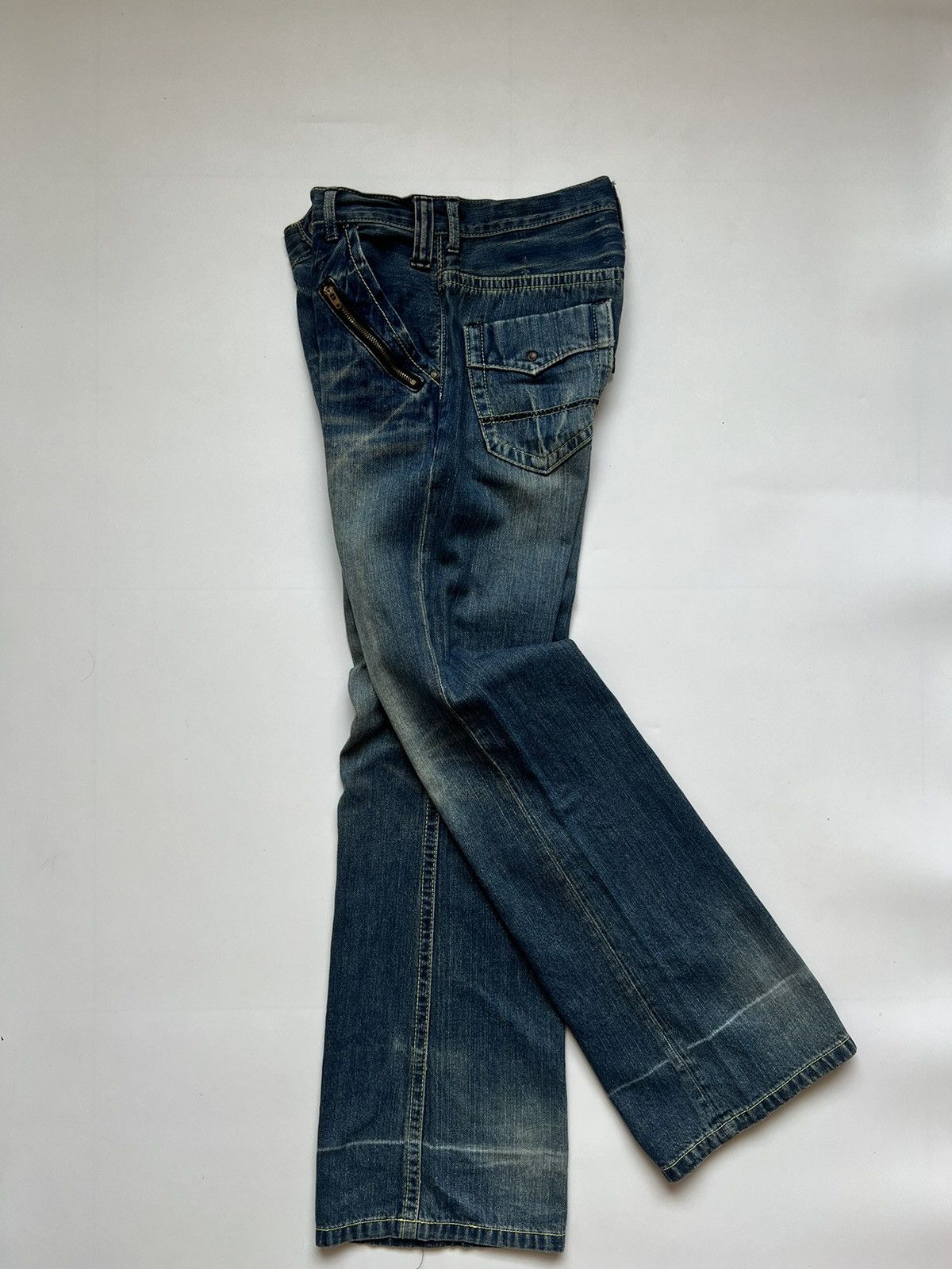 Big John Flared Big John Jr Japanese Denim Vintage Size US 28 / EU 44 - 2 Thumbnail