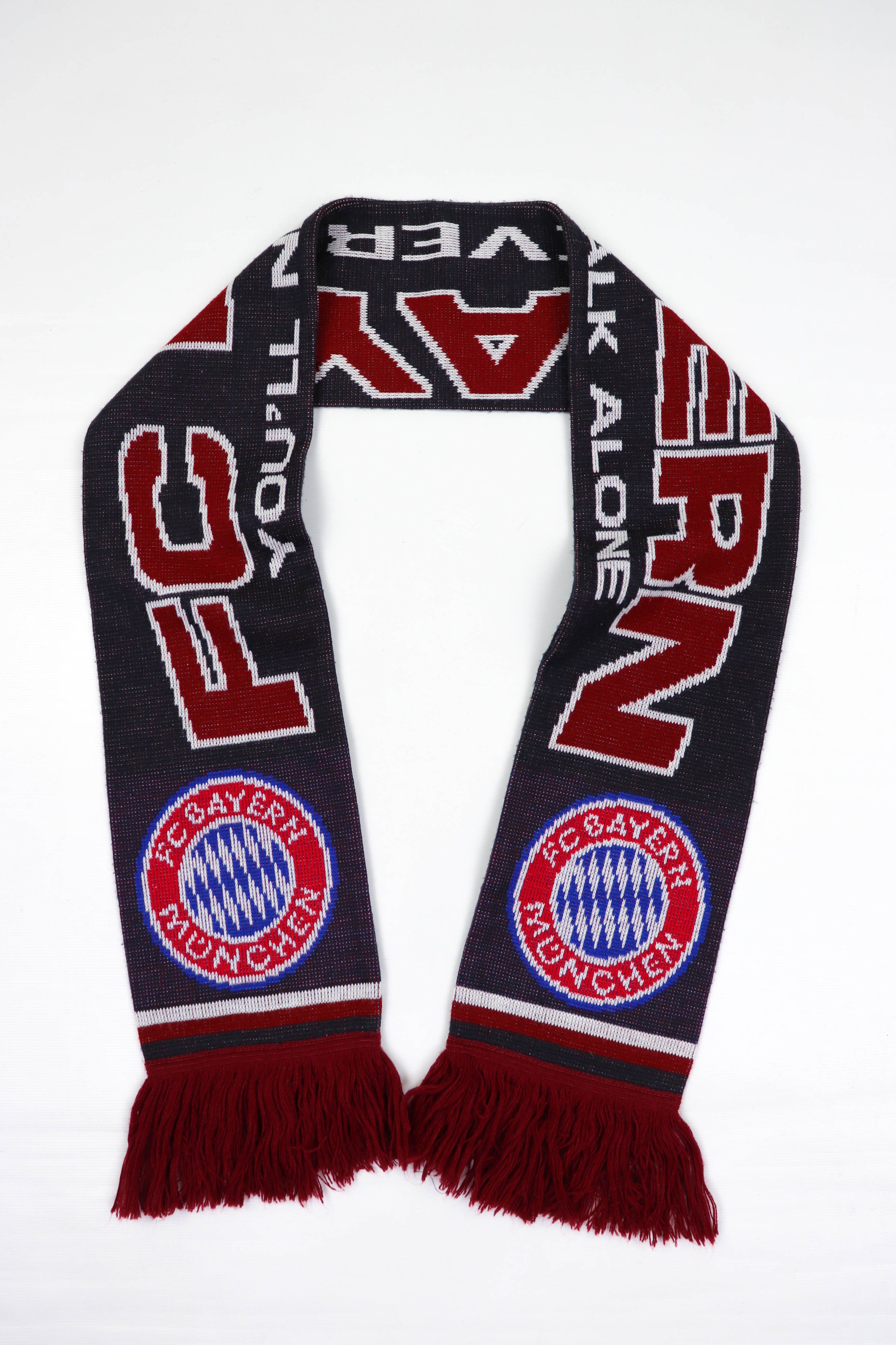 Vintage Vintage FC Bayern Forever No.1 Soccer Football Scarf Size ONE SIZE - 2 Thumbnail