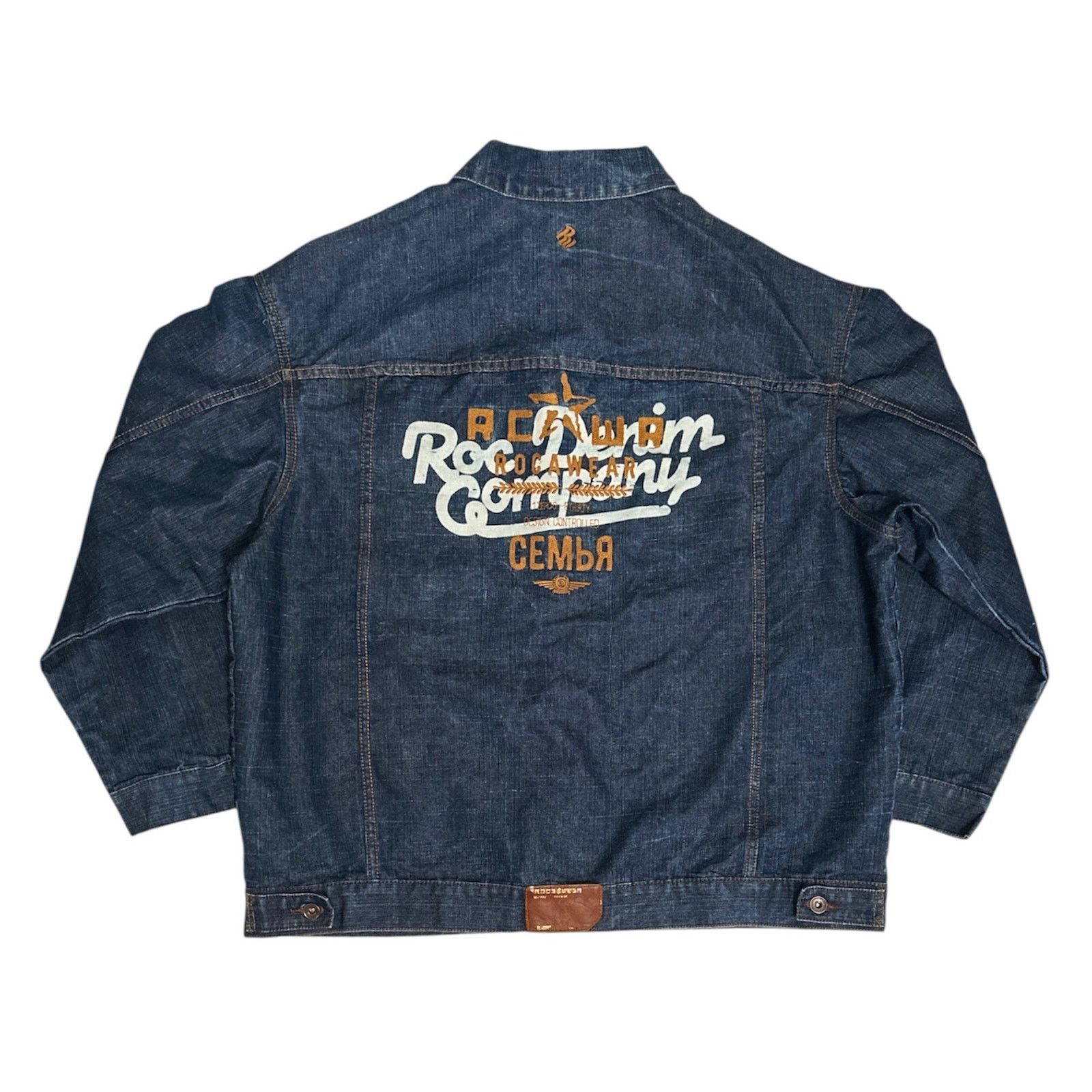 Rocawear Vintage Rocawear Embroidered Denim Jacket Size US XXL / EU 58 / 5 - 2 Thumbnail
