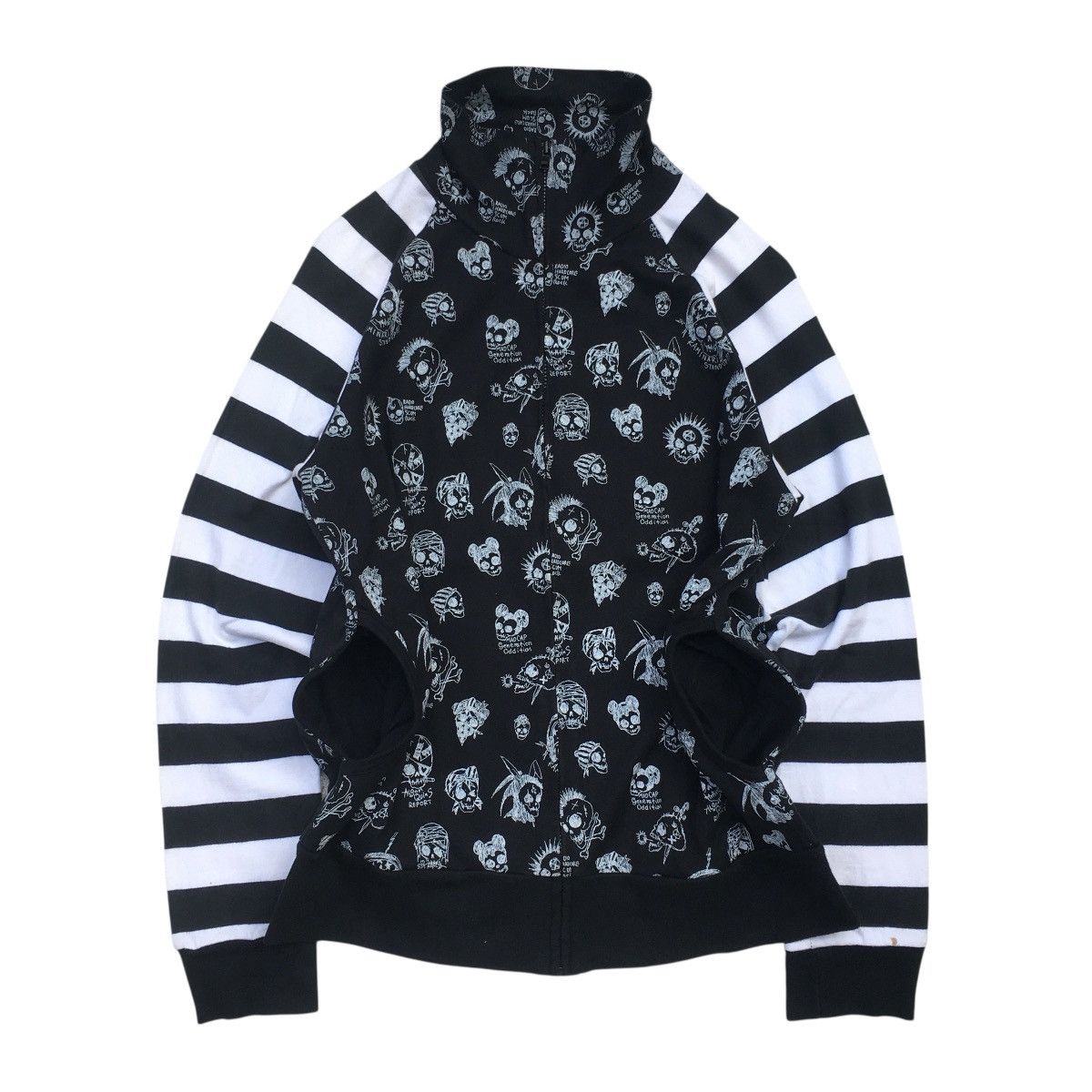 If Six Was Nine Algonquins Full Zip Skull Grunge Punk LGB Jacket Size US M / EU 48-50 / 2 - 3 Thumbnail
