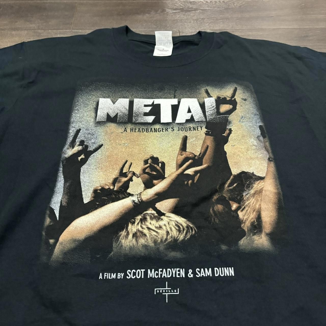 Gildan Vintage Metal A Headbangers Journey Movie T Shirt Large Size US L / EU 52-54 / 3 - 1 Thumbnail