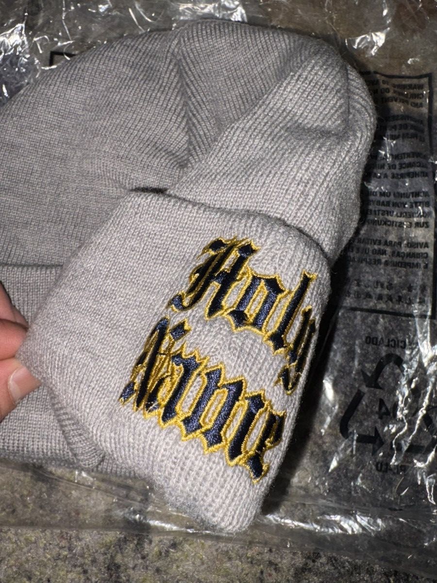 New Era × Supreme Supreme New Era Salvation Beanie Heather Grey Size ONE SIZE - 3 Thumbnail