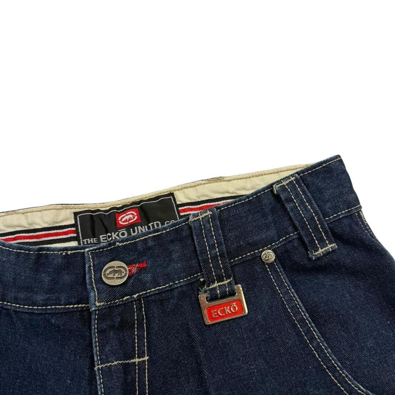 Ecko Unltd. Vintage Ecko Unltd Carpenter Denim Shorts / Jorts - Waist 30 Size US 30 / EU 46 - 6 Thumbnail