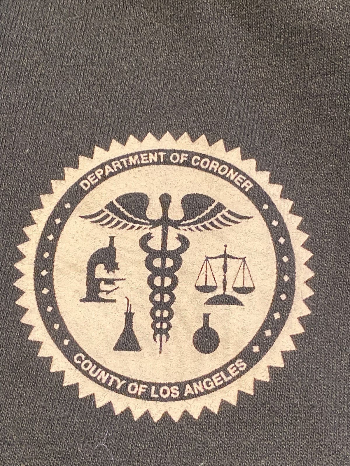 Vintage Los angeles dept. of coroner sweatshirt Size US XL / EU 56 / 4 - 3 Thumbnail