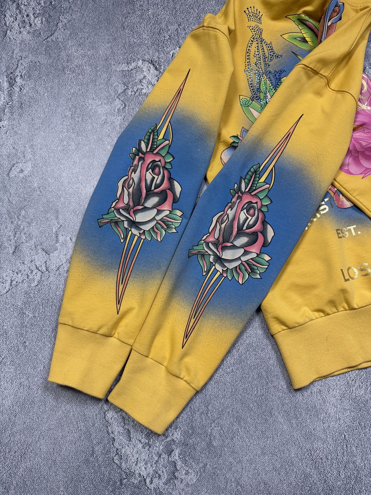 Christian Audigier Vintage Y2K Christian Audigier Zip Hoodie Size US M / EU 48-50 / 2 - 10 Thumbnail