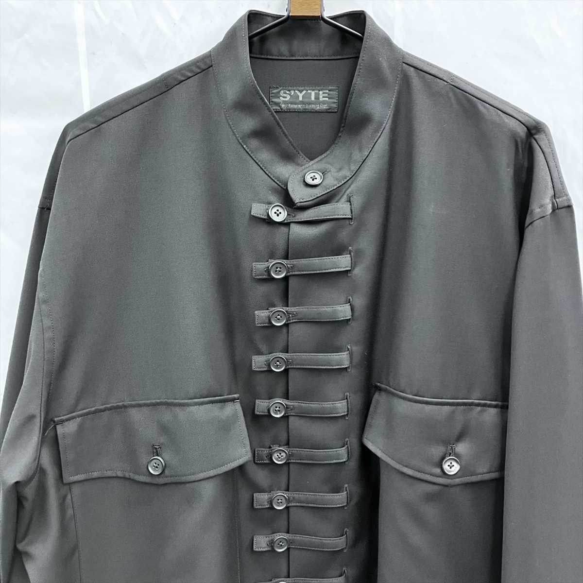 Yohji Yamamoto S'YTE Gabardine 12-loop Button Army Jacket UM-Y66-101 Size US L / EU 52-54 / 3 - 2 Thumbnail
