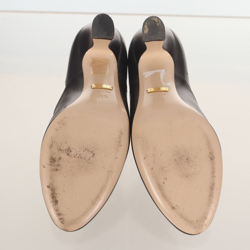 Gucci Gucci Women's Black Pumps with Strap - Size US 6.5 / EU 39-40 - 3 Thumbnail