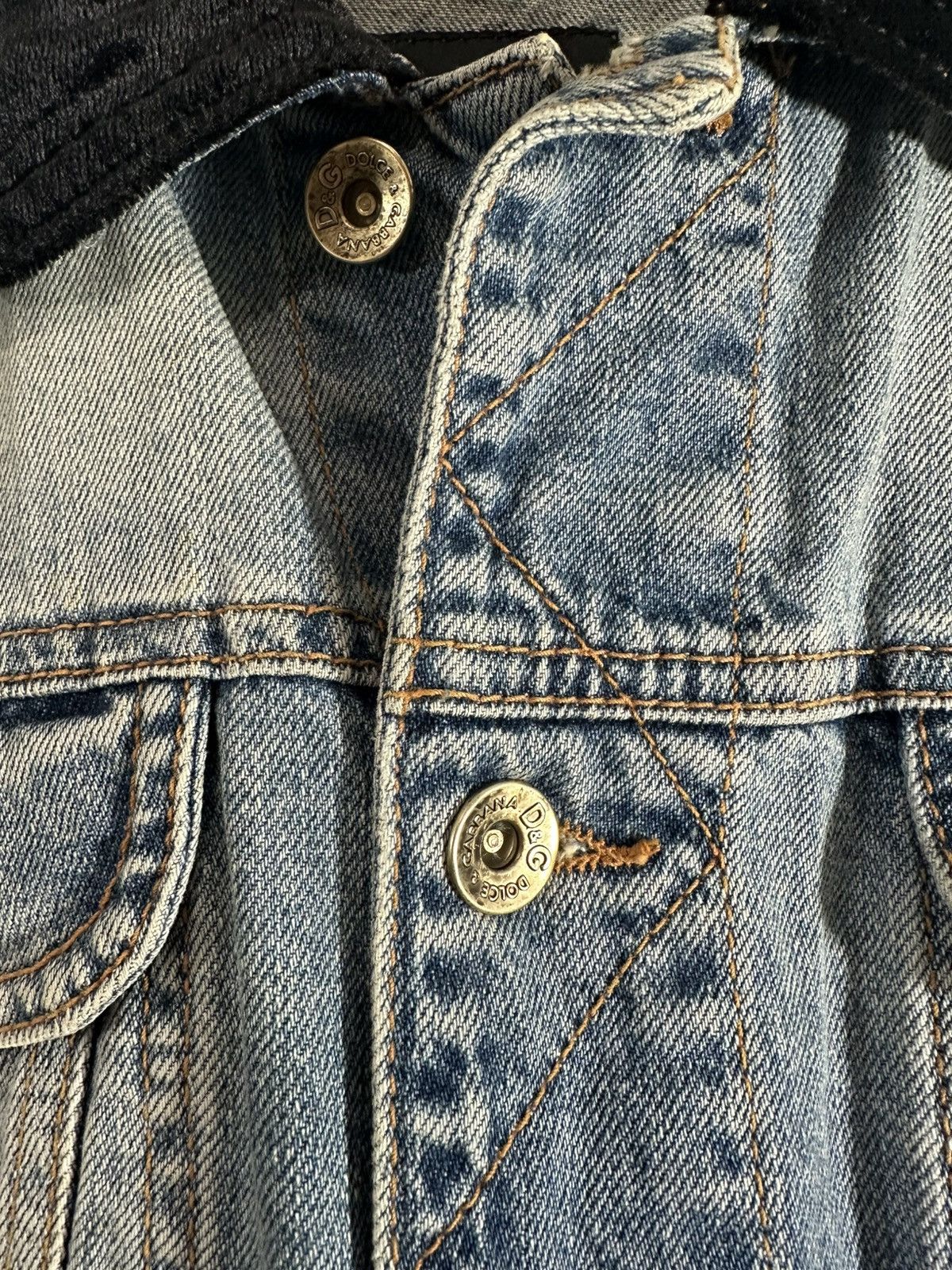 Dolce & Gabbana Dolce & Gabbana Denim Jacket Size M / US 6-8 / IT 42-44 - 5 Thumbnail