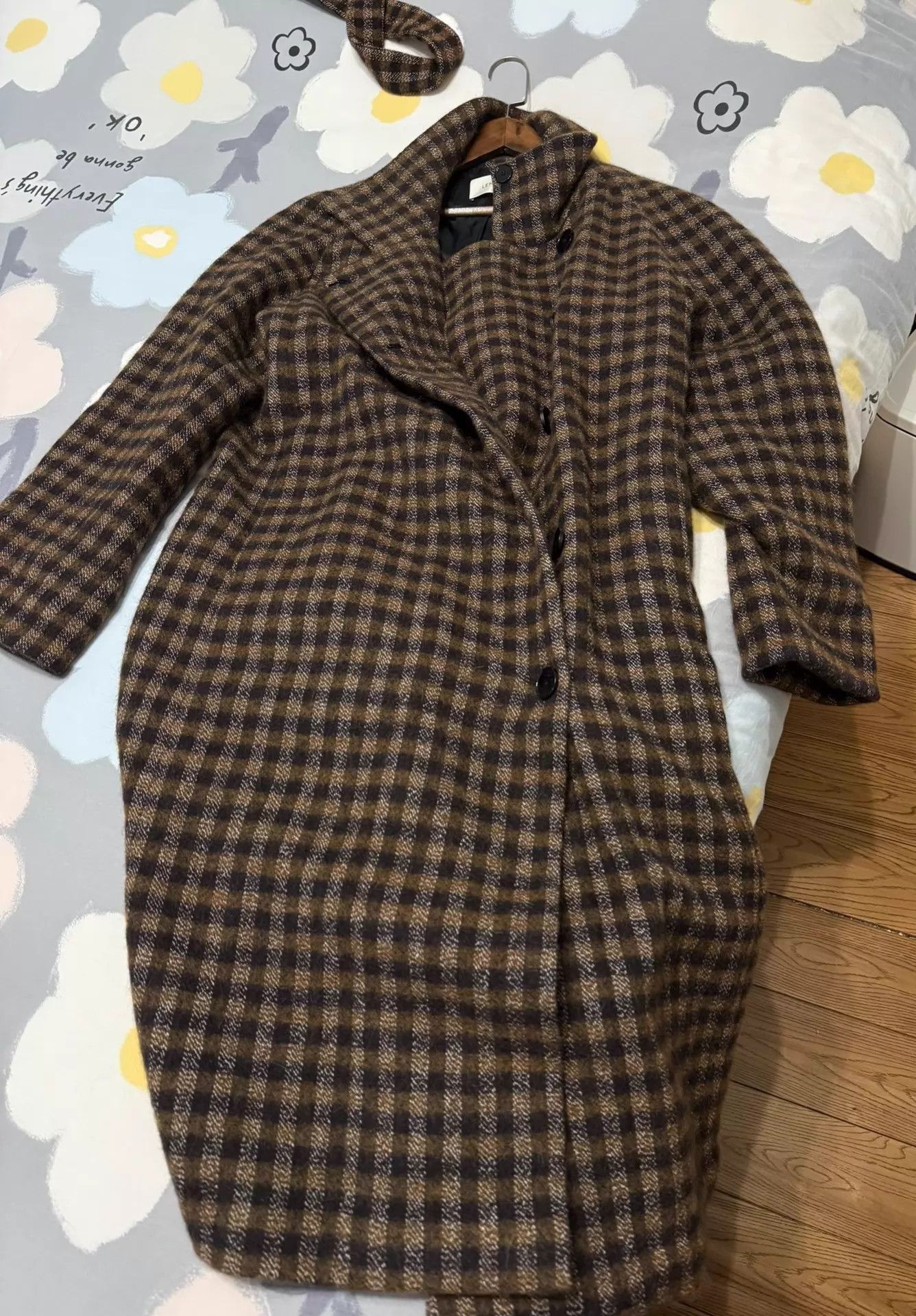Lemaire Lemaire Belted Wool Check Coat 95 New Authentic Size XS / US 0-2 / IT 36-38 - 8 Thumbnail