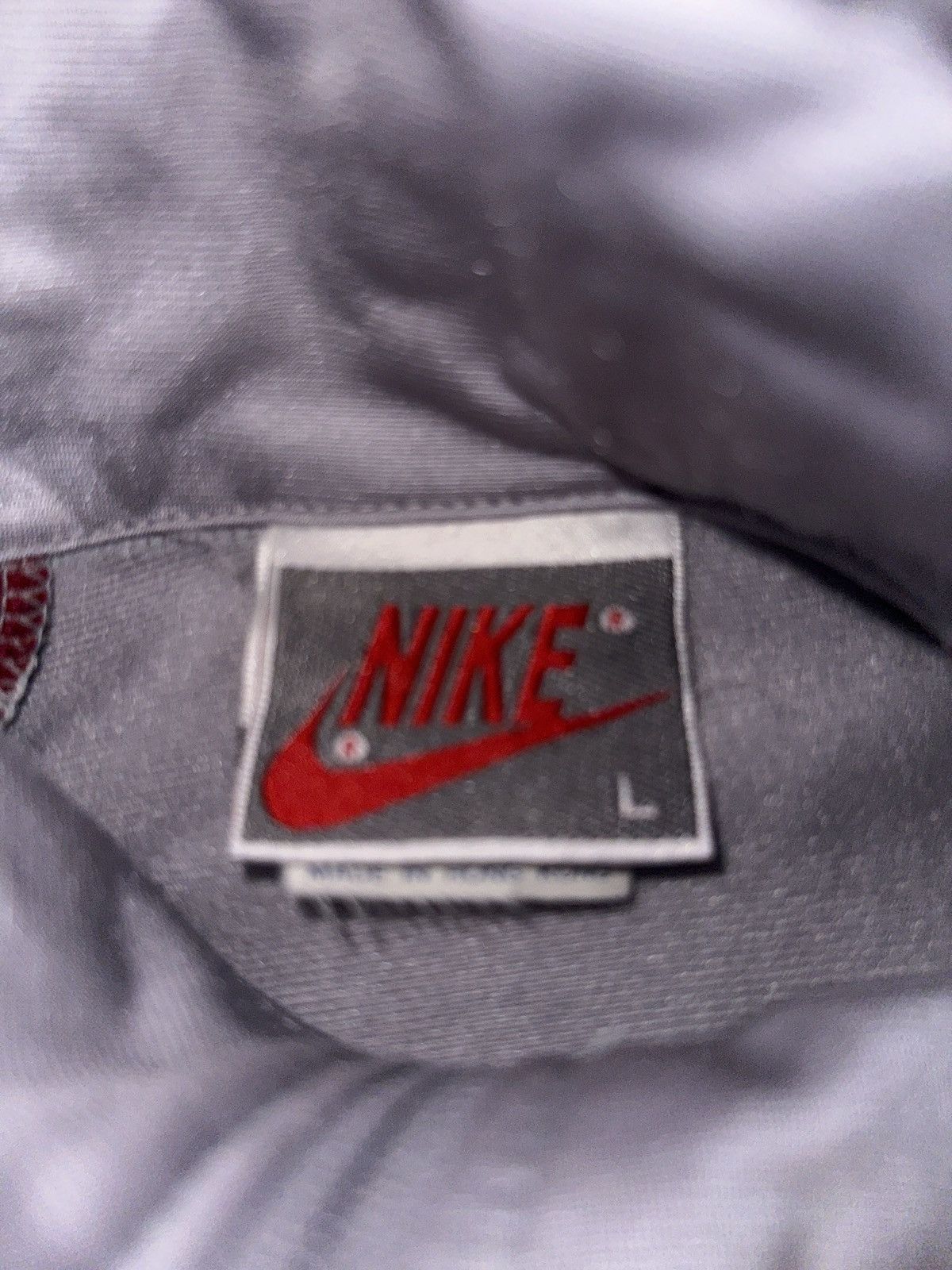 Nike Vintage Nike Grey and Burgundy Track Jacket Size US L / EU 52-54 / 3 - 5 Thumbnail
