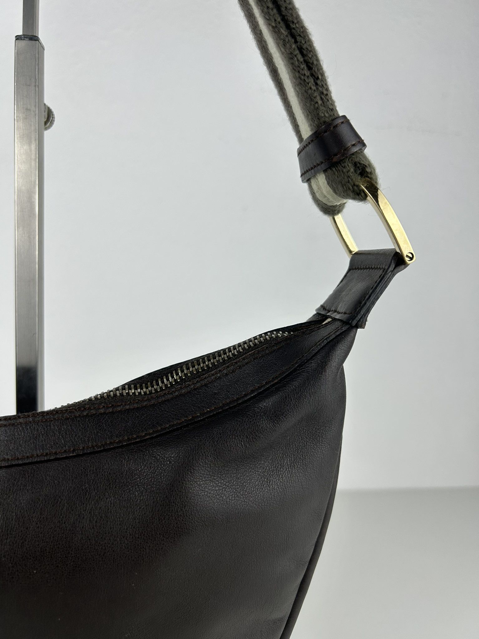 Gucci Vintage Gucci leather shoulder bag Size ONE SIZE - 17 Thumbnail