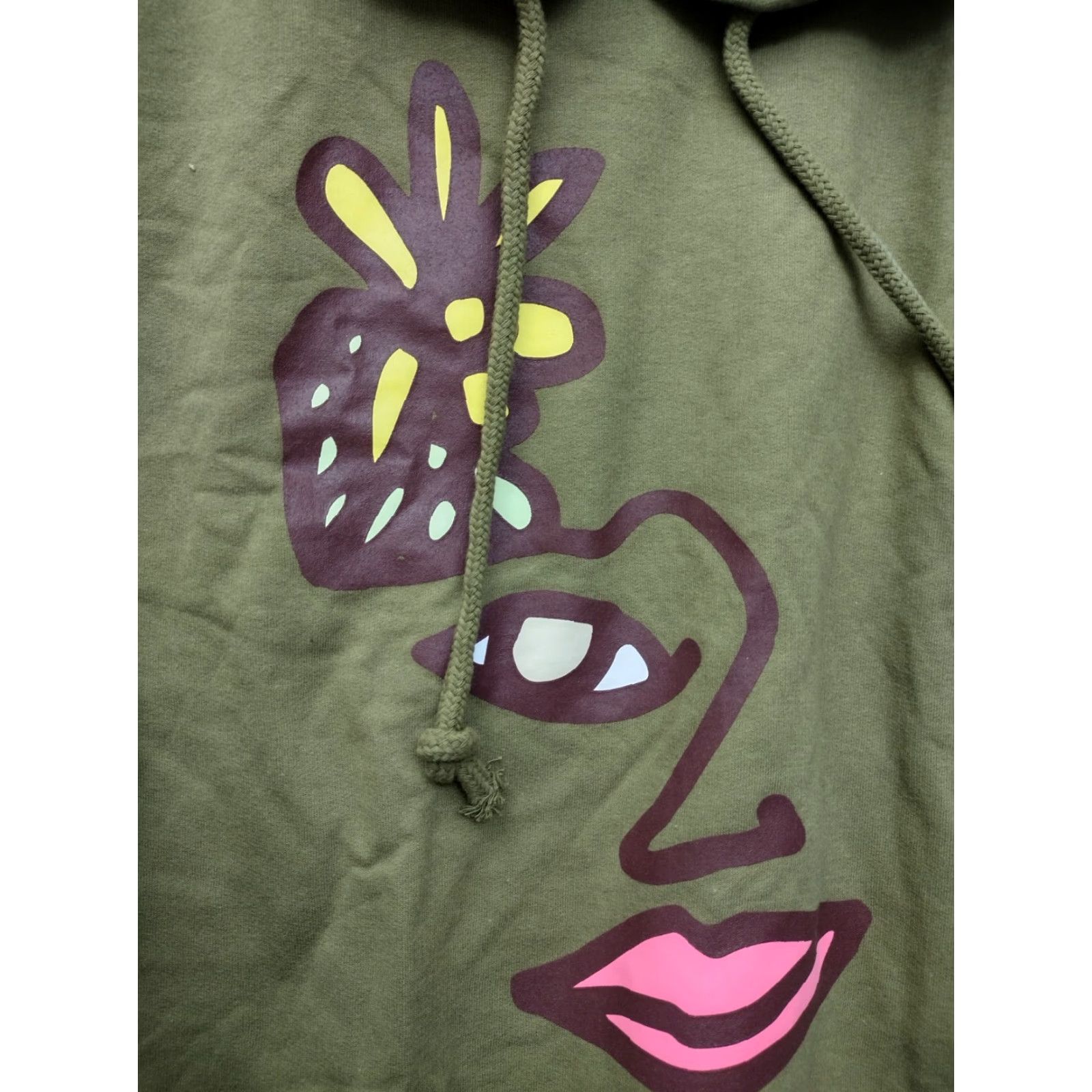 Olive Pride Hoodie Adult Large Olive Green Graphic Print #takepride unisex Cotton Blend Hooded All Seasons Fall Spring Summer Winter Boys Womens Mens Girls Size US L / EU 52-54 / 3 - 7 Thumbnail
