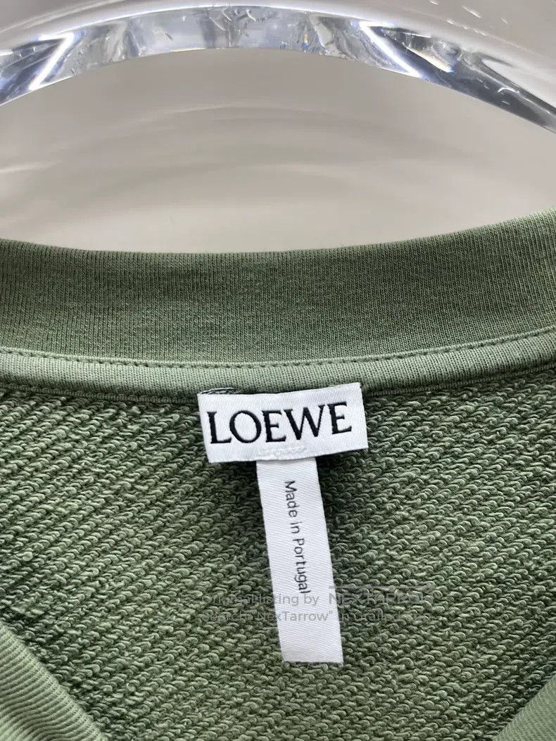 Loewe Loewe Avocado Green Embroidered Sweatshirt Size US M / EU 48-50 / 2 - 3 Thumbnail