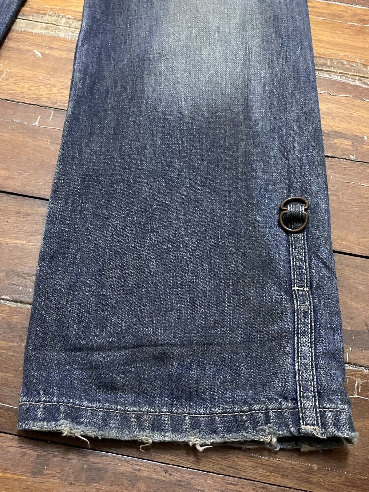 Marithe + Francois Girbaud Rare Vintage Marithe Francois Girbaud Flared Jeans 1990s Size US 31 - 8 Thumbnail