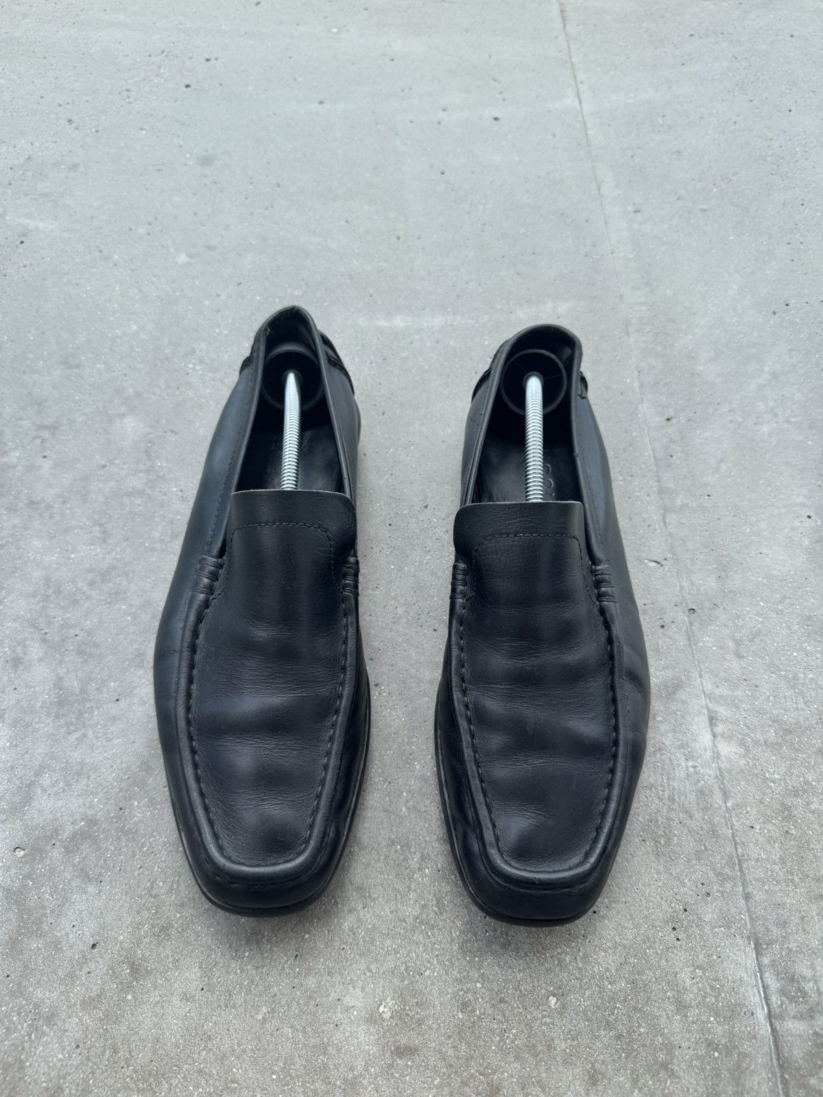 Gucci Vintage Gucci Leather Loafers archive avantgarde style Size US 8 / EU 41 - 3 Thumbnail