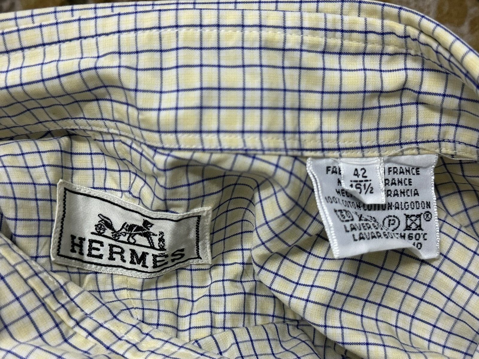 Hermes 1990 - Hermes By Maison Margiela 42-16 1/2 Made in France Size US XL / EU 56 / 4 - 3 Thumbnail