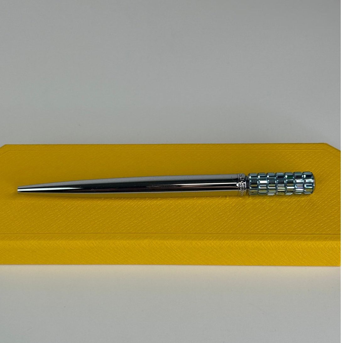 Swarovski Swarovski Lucent Ballpoint pen Light blue, Chrome plated Size ONE SIZE - 5 Thumbnail