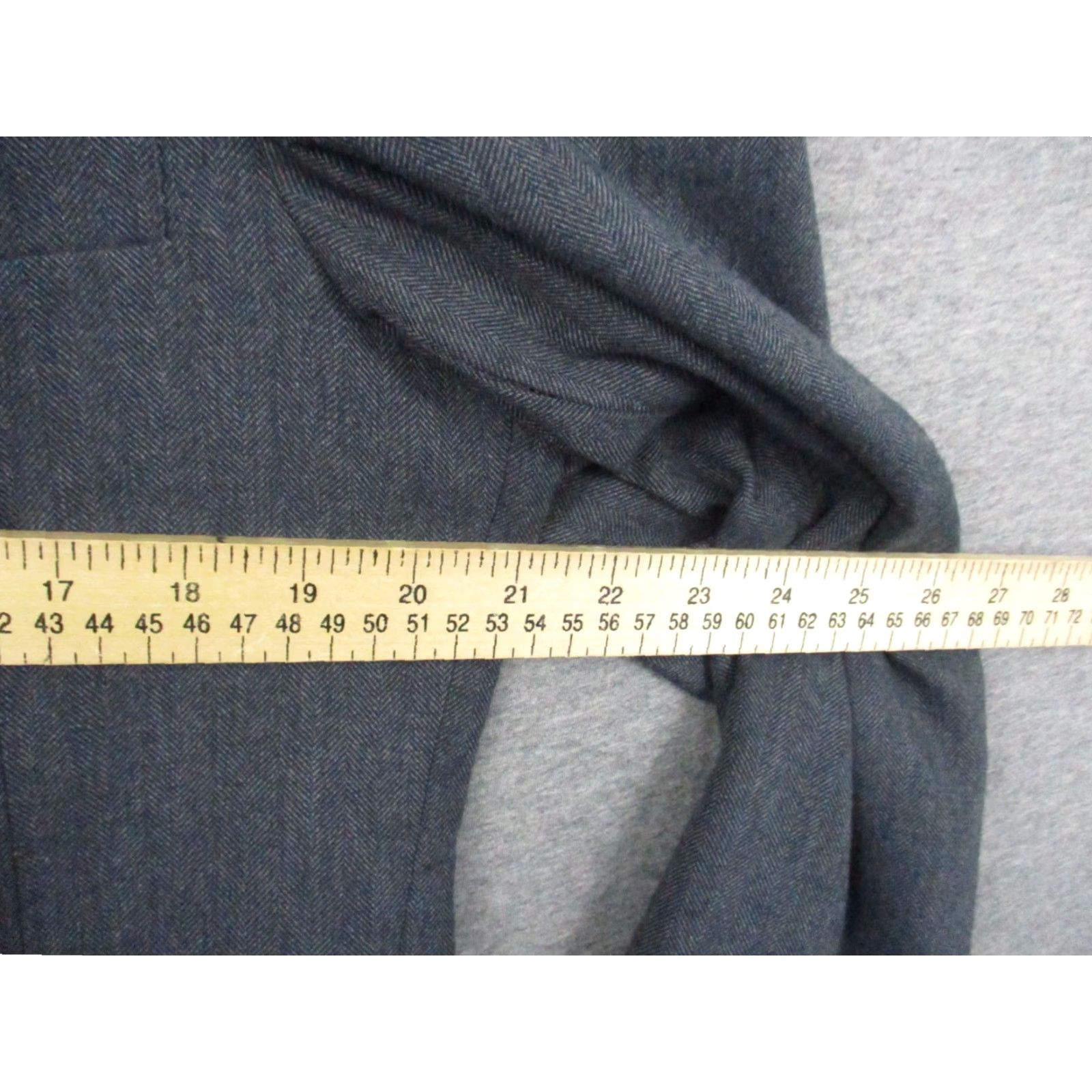 Vintage VINTAGE LL Bean Men's 40R Sport Coat 2-Button Charcoal Blazer Jacket Double Vent Size 40R - 5 Thumbnail