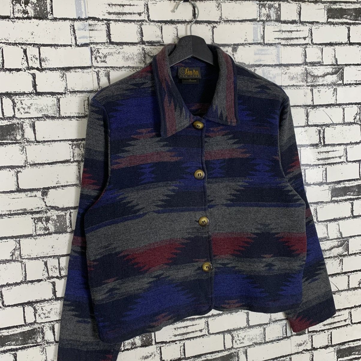 Designer × Vintage Aztec Navajo Design Jacket Size US M / EU 48-50 / 2 - 3 Thumbnail