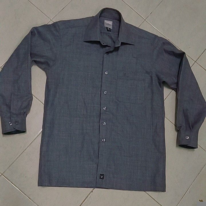 Lyle & Scott Lyle & Scott Grey Shirt - Medium Size US M / EU 48-50 / 2 - 1 Thumbnail