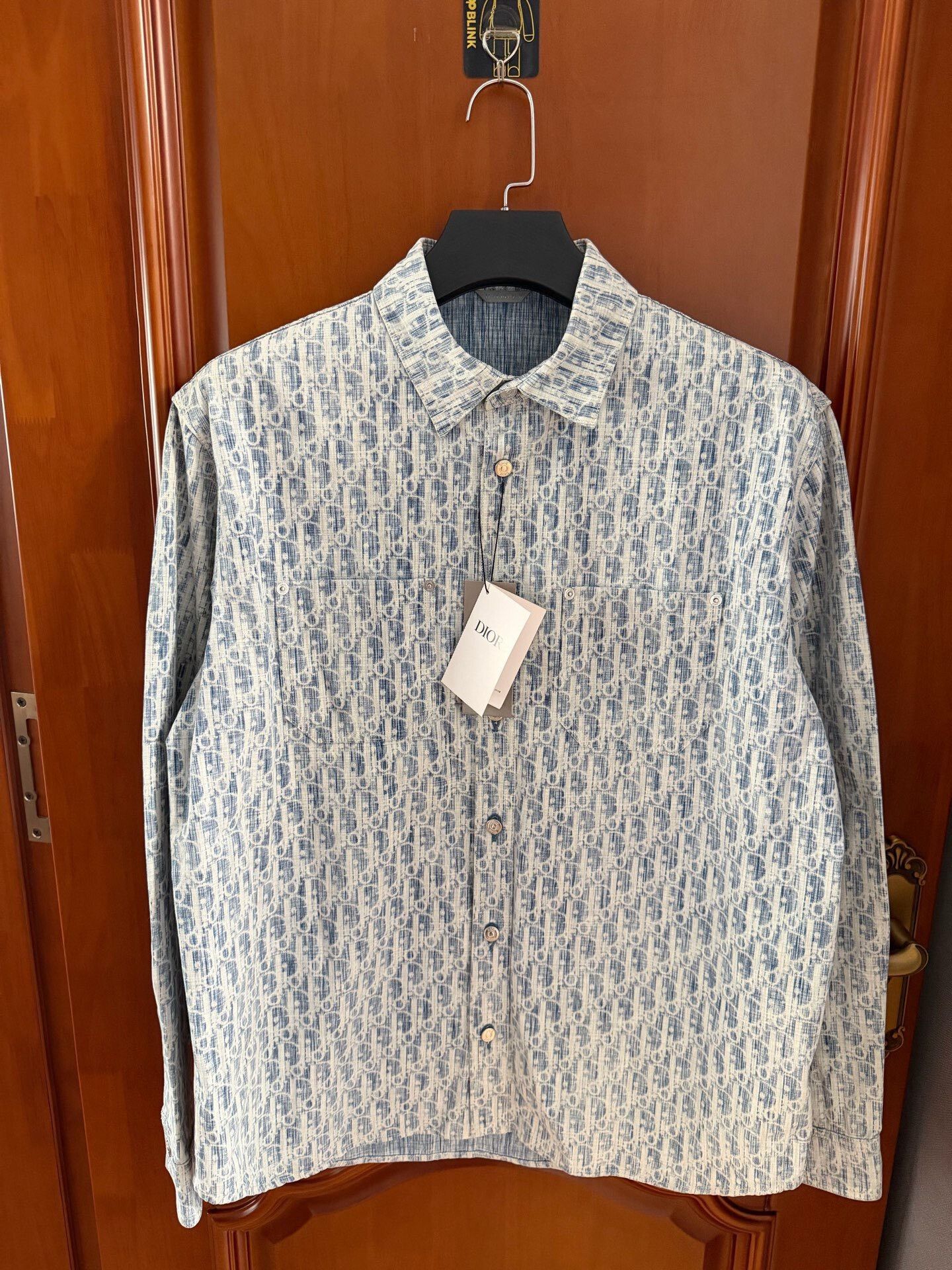 Dior Dior Retro Blue Shirt l Men Size US L / EU 52-54 / 3 - 1 Thumbnail