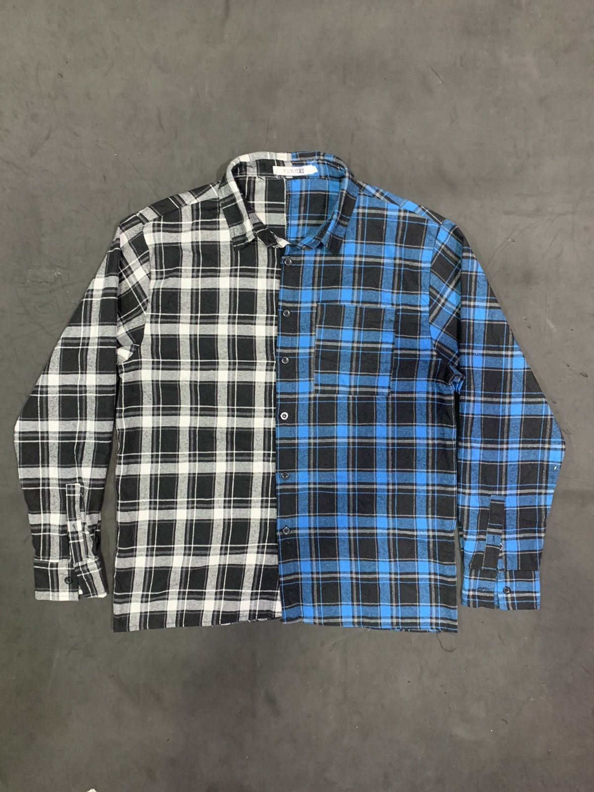 Japanese Brand Japanese Brand Patchwork Flannel Shirt styled Size US L / EU 52-54 / 3 - 2 Thumbnail