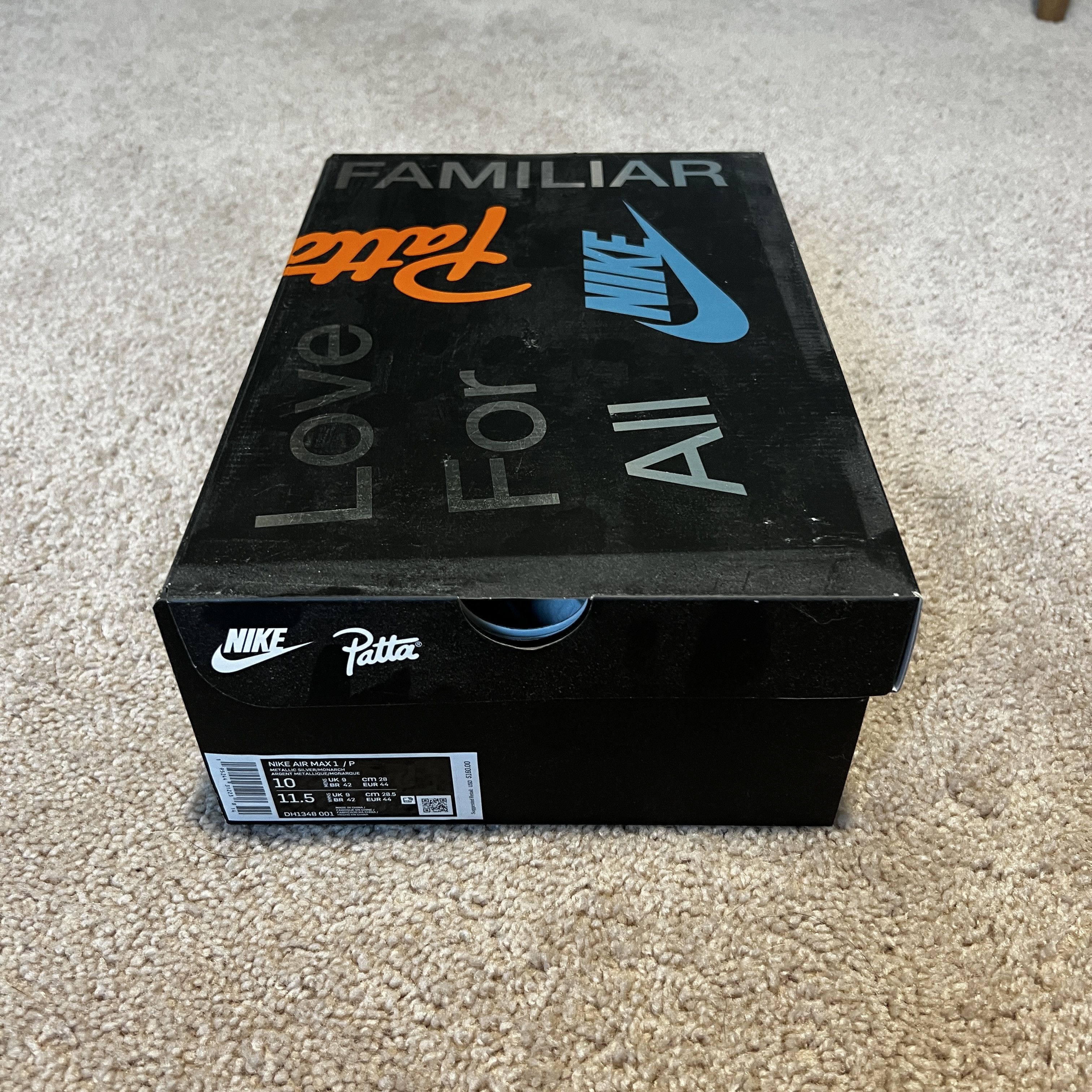 Nike × Patta Patta x Nike Air Max 1 Waves "Monarch" Size US 10 / EU 43 - 9 Thumbnail
