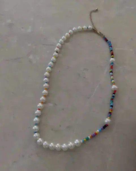 Jewelry Handmade Imitation Pearl Necklace Size ONE SIZE - 2 Thumbnail