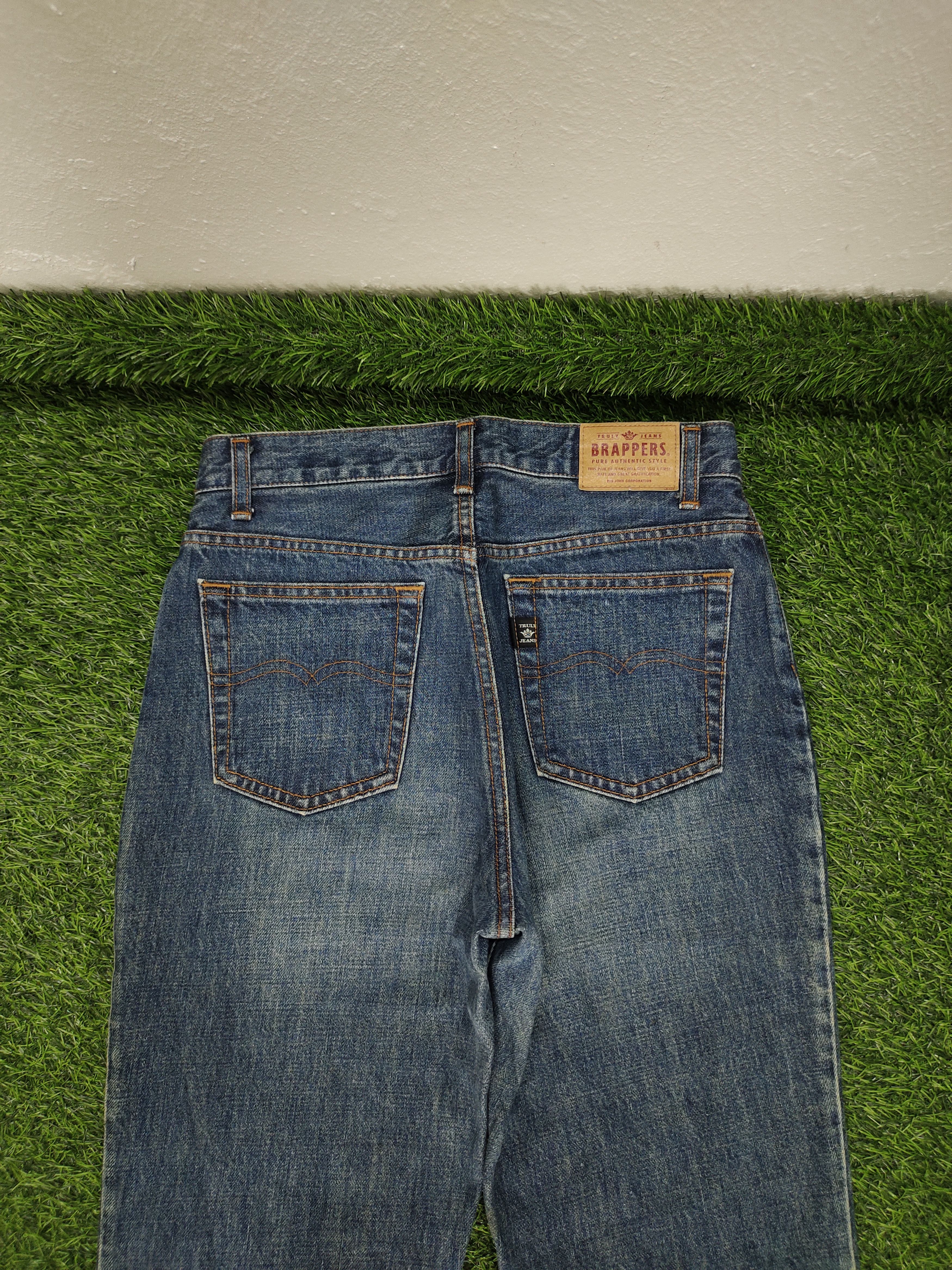 If Six Was Nine Flare Jeans Brappers Japan Faded Distress Denim Bootcut Lgb Size US 28 / EU 44 - 11 Thumbnail