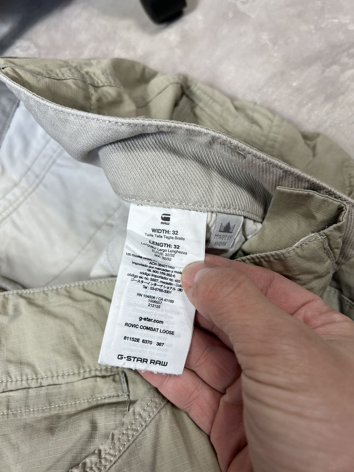 G-Star Vintage G Star Raw Cargo Baggy Pans Size US 32 / EU 48 - 11 Thumbnail