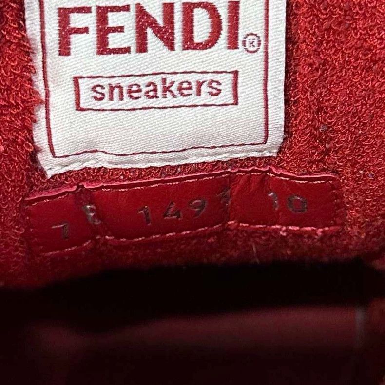 Fendi Fendi Casual Sneakers in Red and Yellow Size US 10.5 / EU 43-44 - 7 Thumbnail