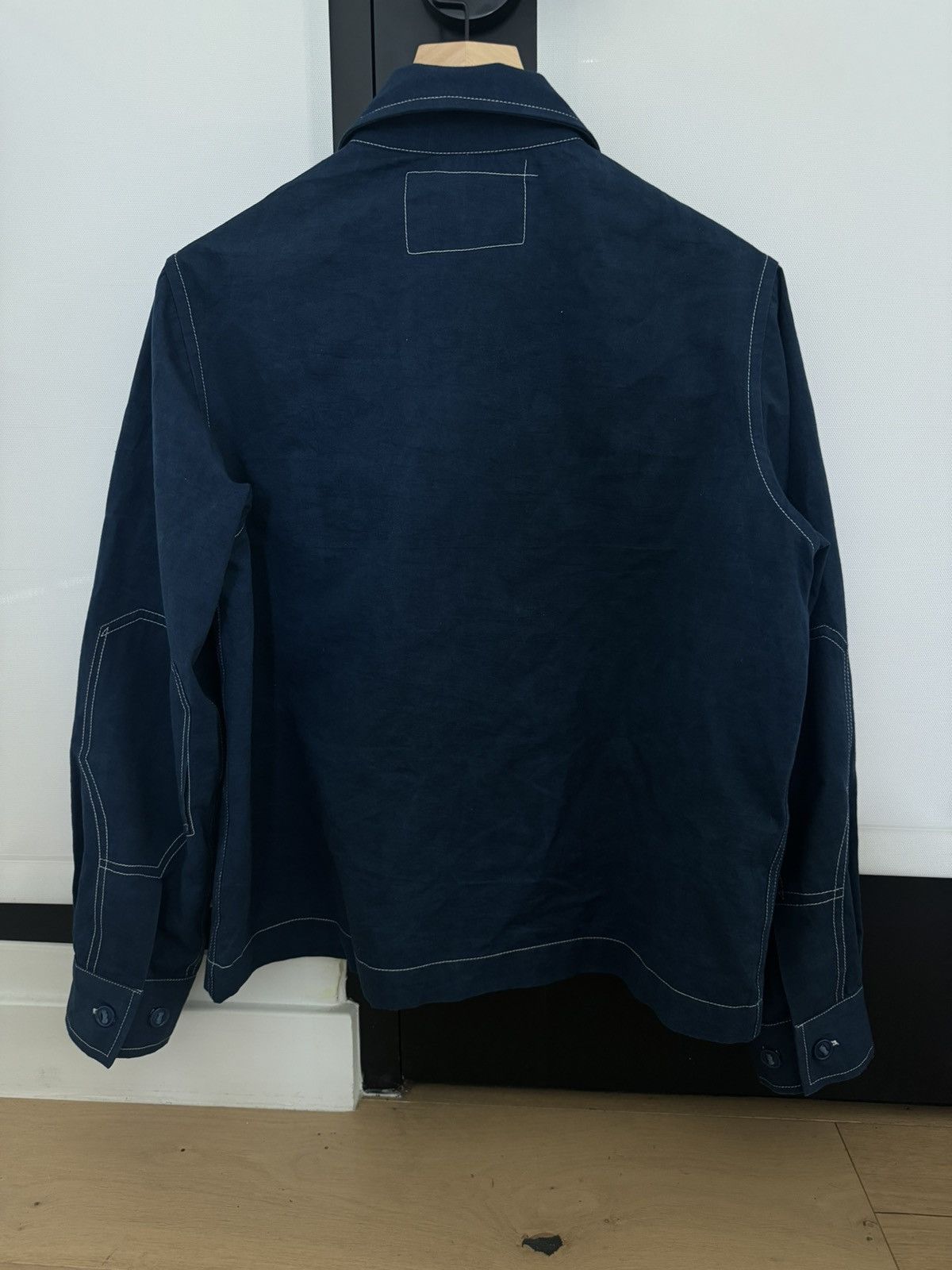 Story Mfg. 555 Jacket - Indigo Wonky-Wear (S) Size US S / EU 44-46 / 1 - 3 Thumbnail