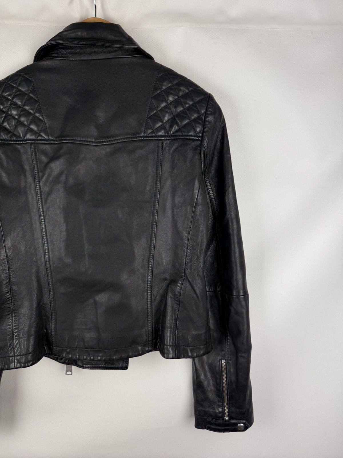 Allsaints Allsaints Catch Biker Ladies Leather Full Zip Jacket Size M / US 6-8 / IT 42-44 - 15 Thumbnail