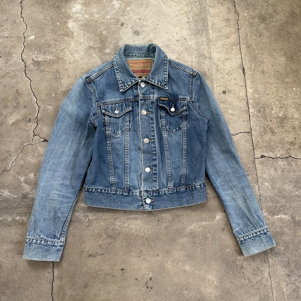 Diesel Diesel Vintage Y2K Washed Blue Denim Jeans Jacket Size S / US 4 / IT 40 - 2 Thumbnail