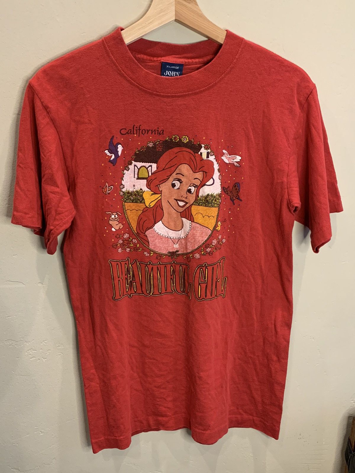 John Henry × Vintage *RARE* Vintage 80’s Beautiful Girl Art Single Stitch T-Shirt Size US M / EU 48-50 / 2 - 1 Thumbnail