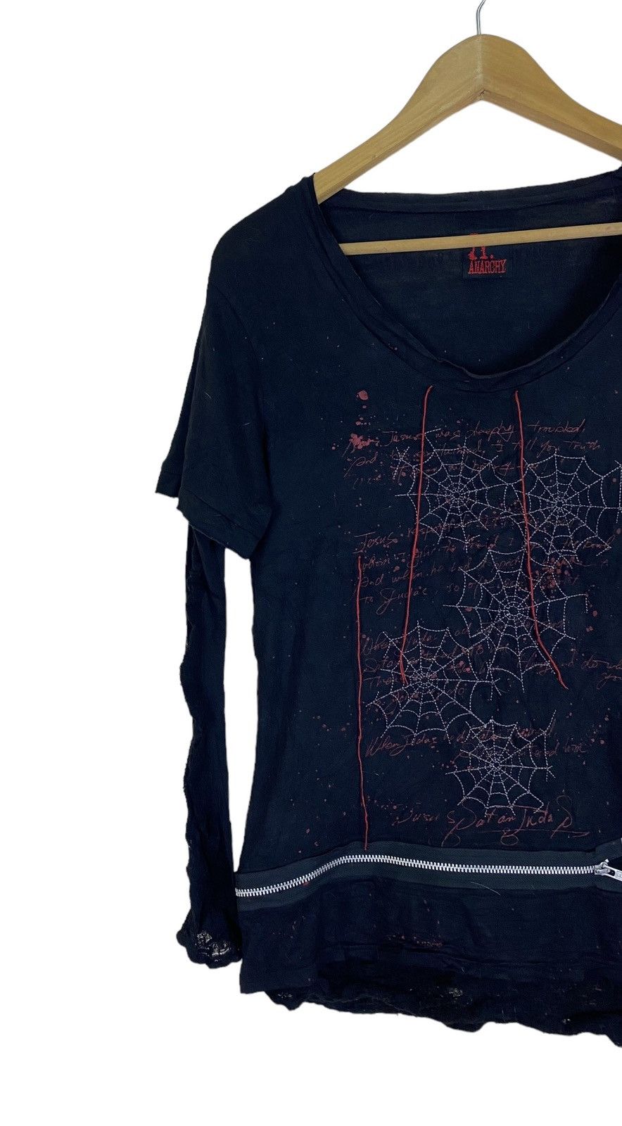 Seditionaries Seditionaries H Anarchy Crop Half Zip Long Sleeve Size S / US 4 / IT 40 - 4 Thumbnail