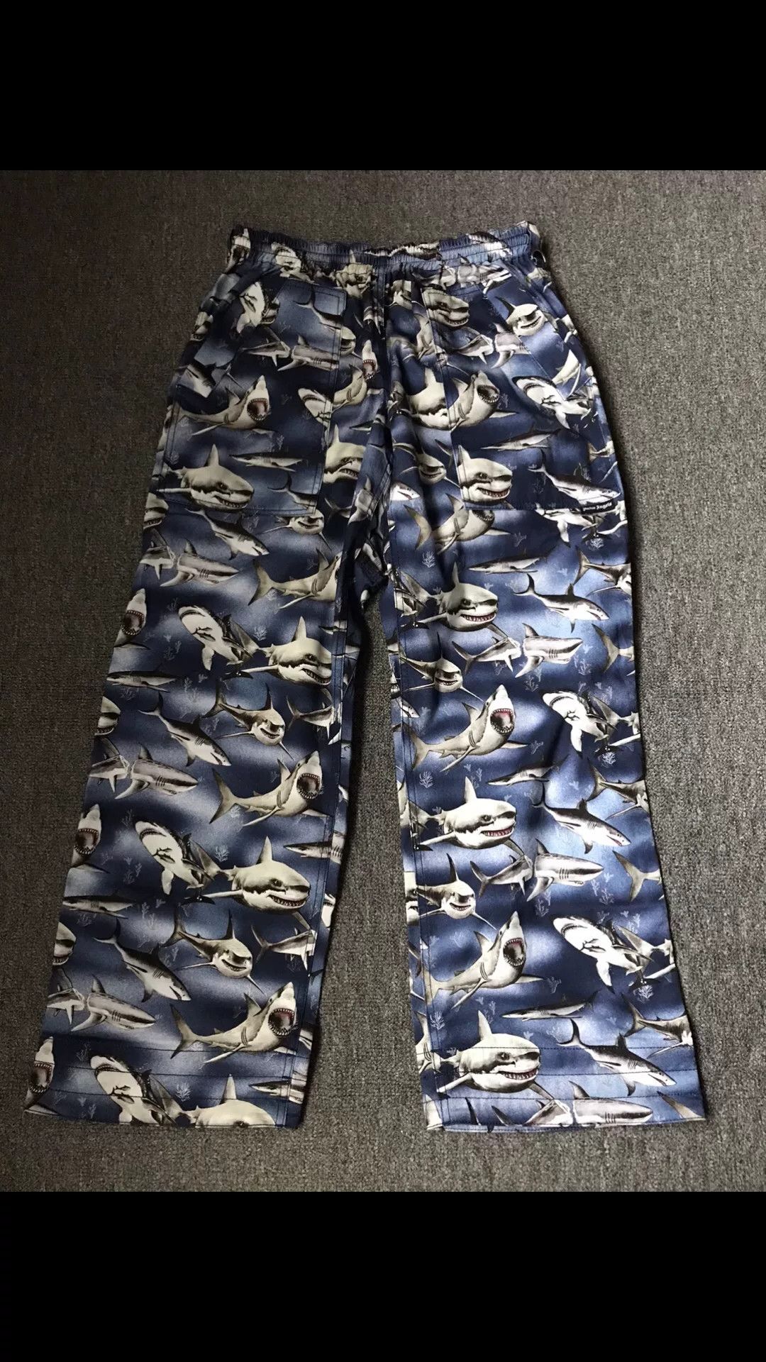 Palm Angels Palm Angels Blue Shark Casual Pants Size US 30 / EU 46 - 1 Thumbnail