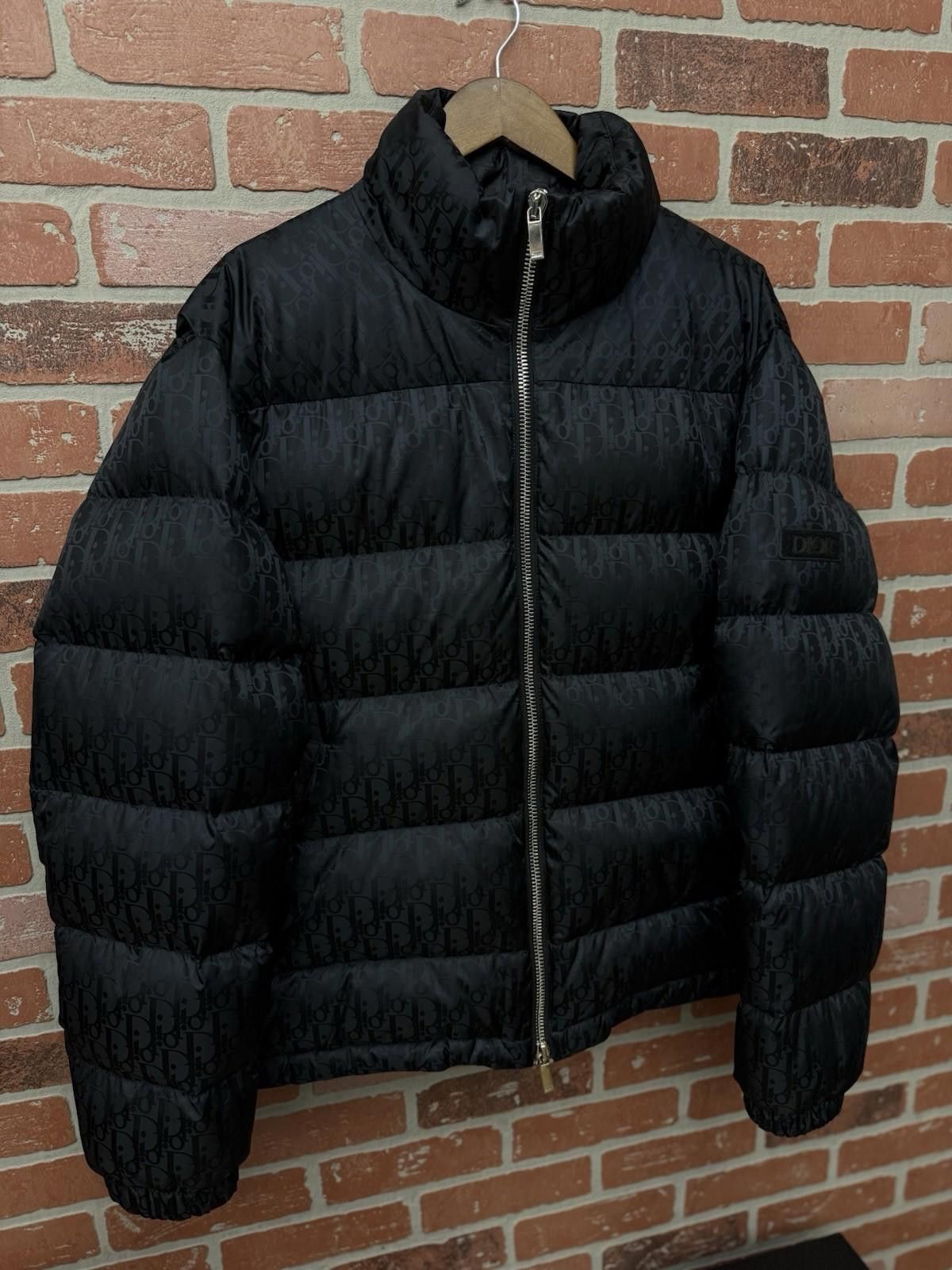 Dior Dior Mens Oblique Down Puffer Jacket - Black Size 54 Size US L / EU 52-54 / 3 - 3 Thumbnail