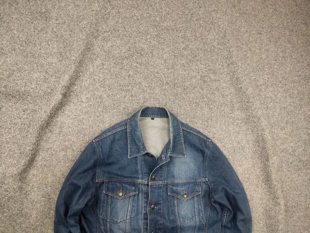 Roberto Cavalli Vintage 90's Just Cavalli Roberto Faded denim trucker Jacket Size US L / EU 52-54 / 3 - 1 Thumbnail