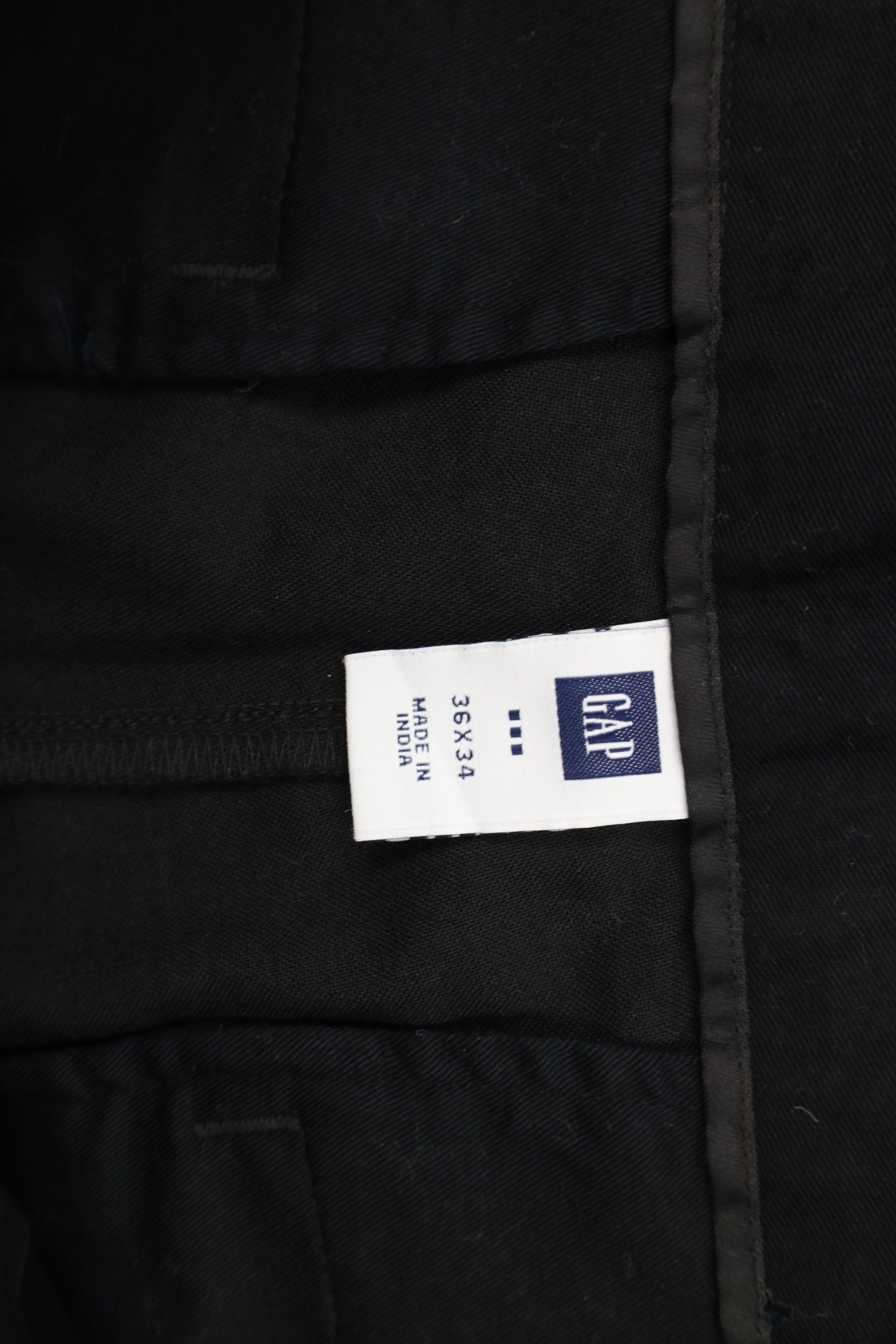 Gap × Vintage Vintage Y2K Gap Wool Stretch Wide Leg Chino Pants Black Size US 36 / EU 52 - 8 Thumbnail
