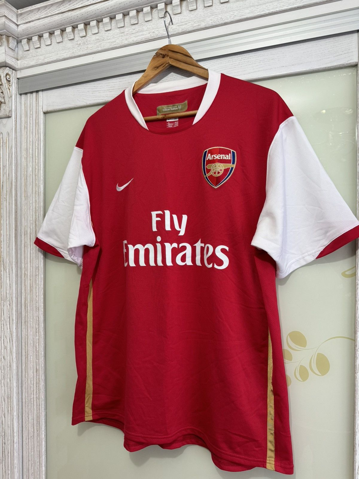 Nike × Vintage Vintage Arsenal 2007-2008 Home Soccer Jersey Football Kit Size US XL / EU 56 / 4 - 3 Thumbnail