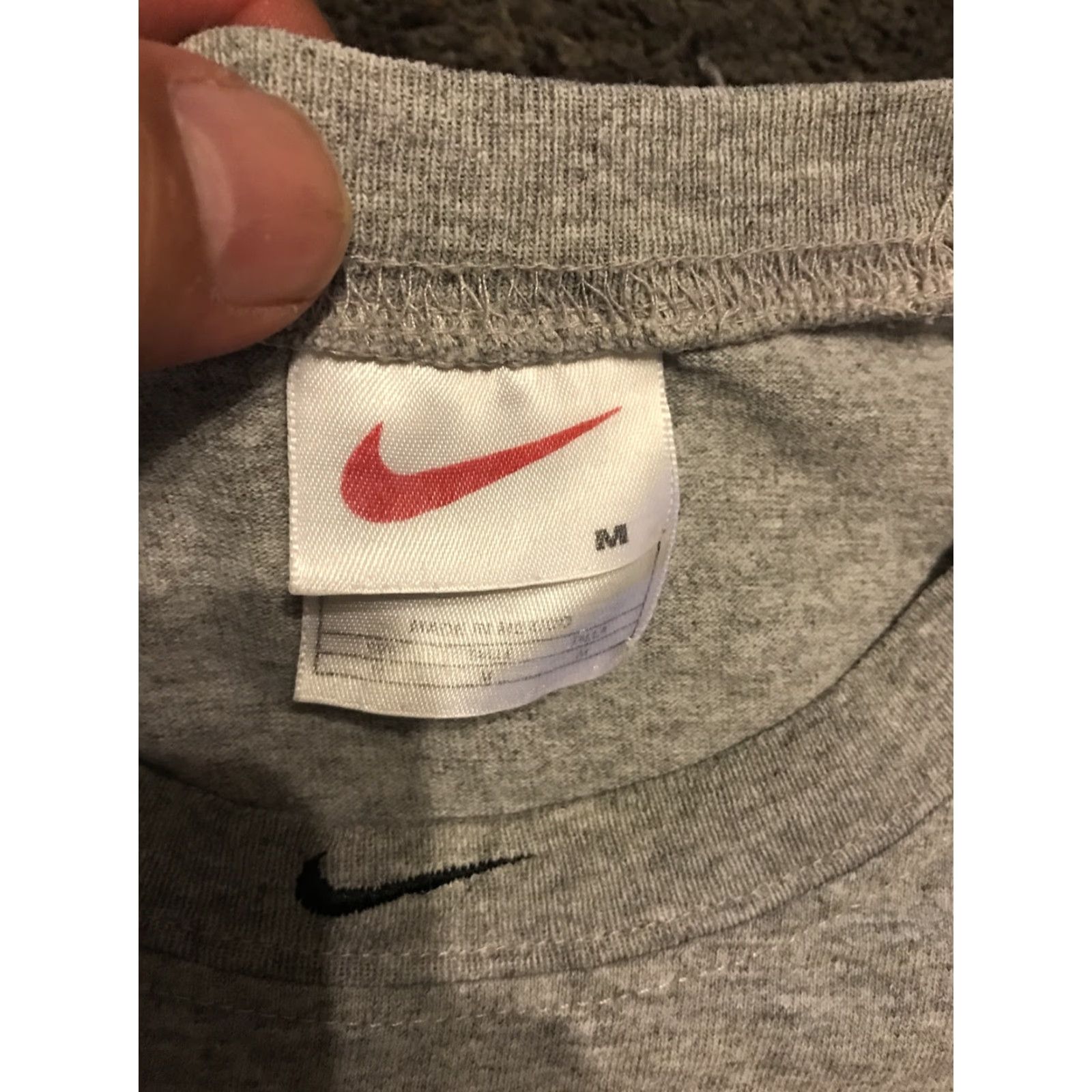 Nike VINTAGE Nike Gray Sleeveless T-Shirt Mens M Grunge Punk Emo Shirt Size US M / EU 48-50 / 2 - 4 Thumbnail