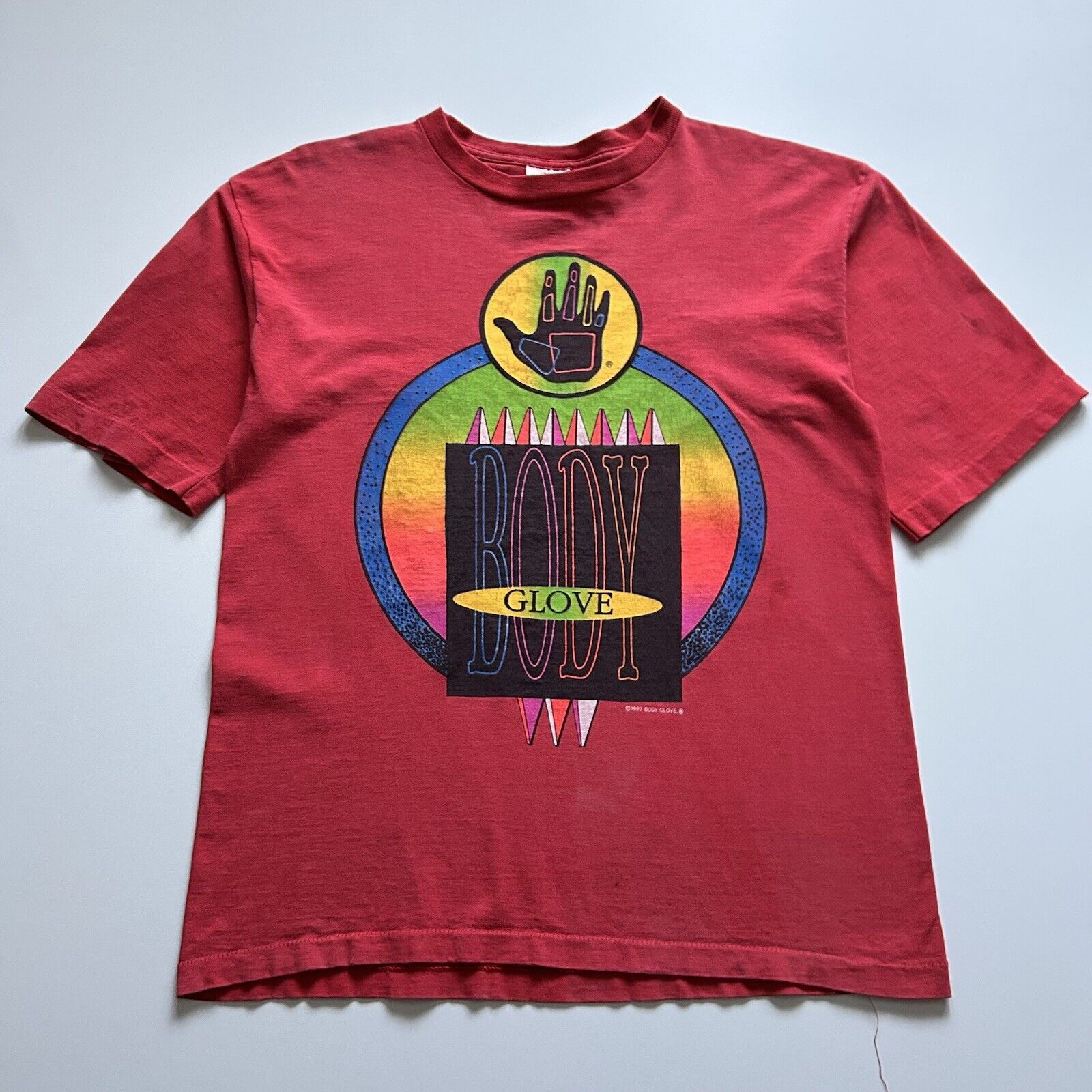 Body Glove Vintage 90s Body Glove Surf Promo Graphic T Shirt Small Red Size US S / EU 44-46 / 1 - 1 Thumbnail