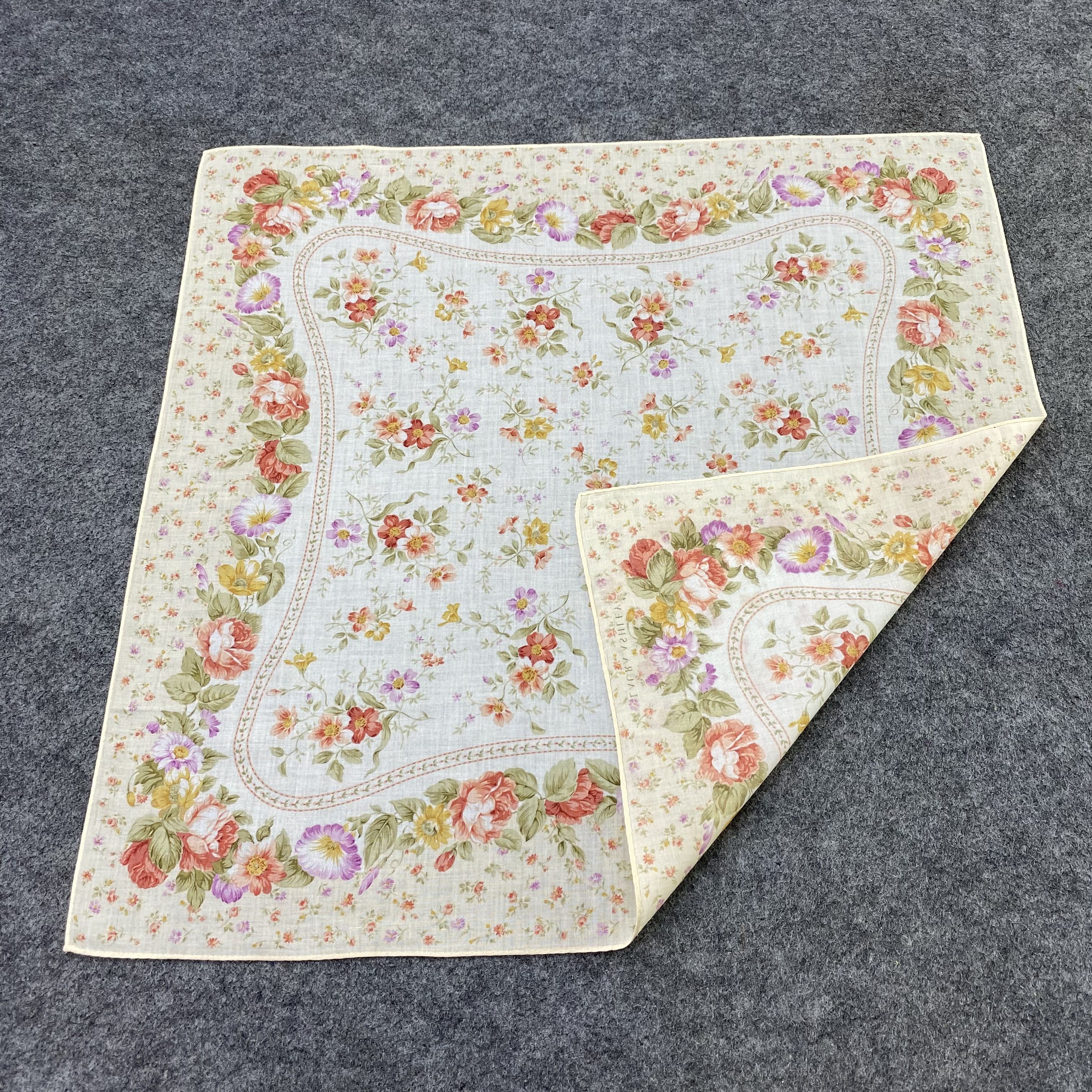 Laura Ashley Laura Ashley Handkerchief Neckerchief Bandana-B2027 Size ONE SIZE - 5 Thumbnail