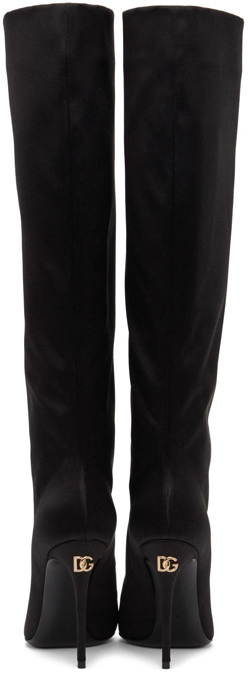 Dolce & Gabbana o1y0925 Spike Heel Boots in Black Size US 8.5 / IT 38.5 - 4 Thumbnail