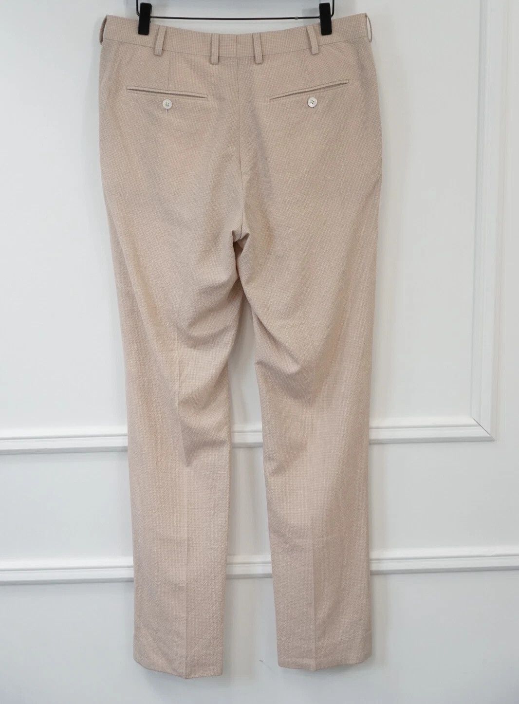 Suitsupply Men Suitsupply Soho Trousers Plaid Wool Linen Size UK/US38 Size 38R - 2 Thumbnail
