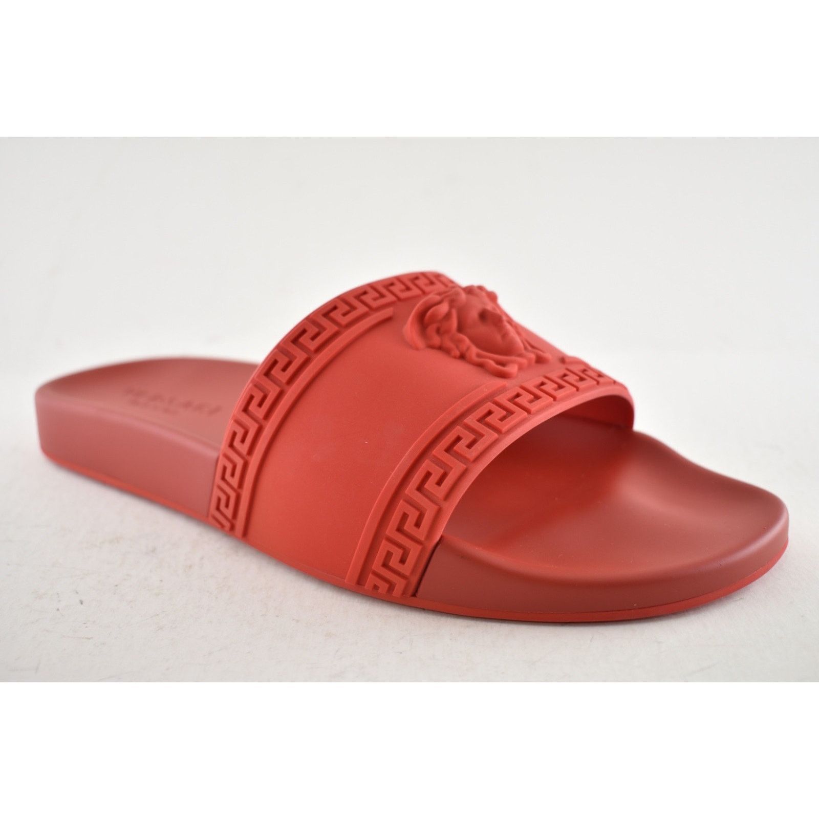Versace Versace Medusa Palazzo Red Rubber Slide Pool Sandal 44 11 Size US 11 / EU 44 - 5 Thumbnail